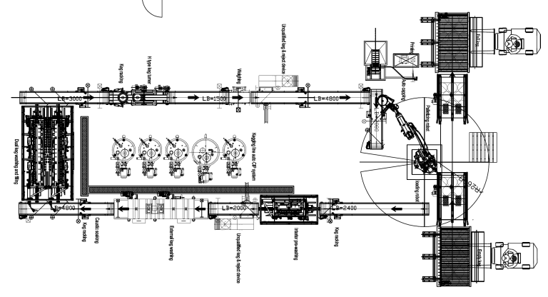 SKE-KL-5S | Linea di confezioni di fusti