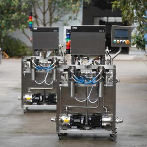 SKE automated keg washer unit on a brewery production floor