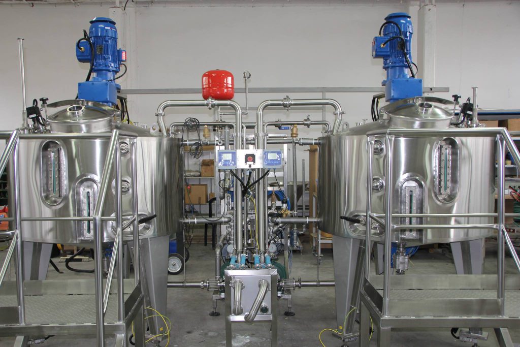 stainless steel mixing tanks