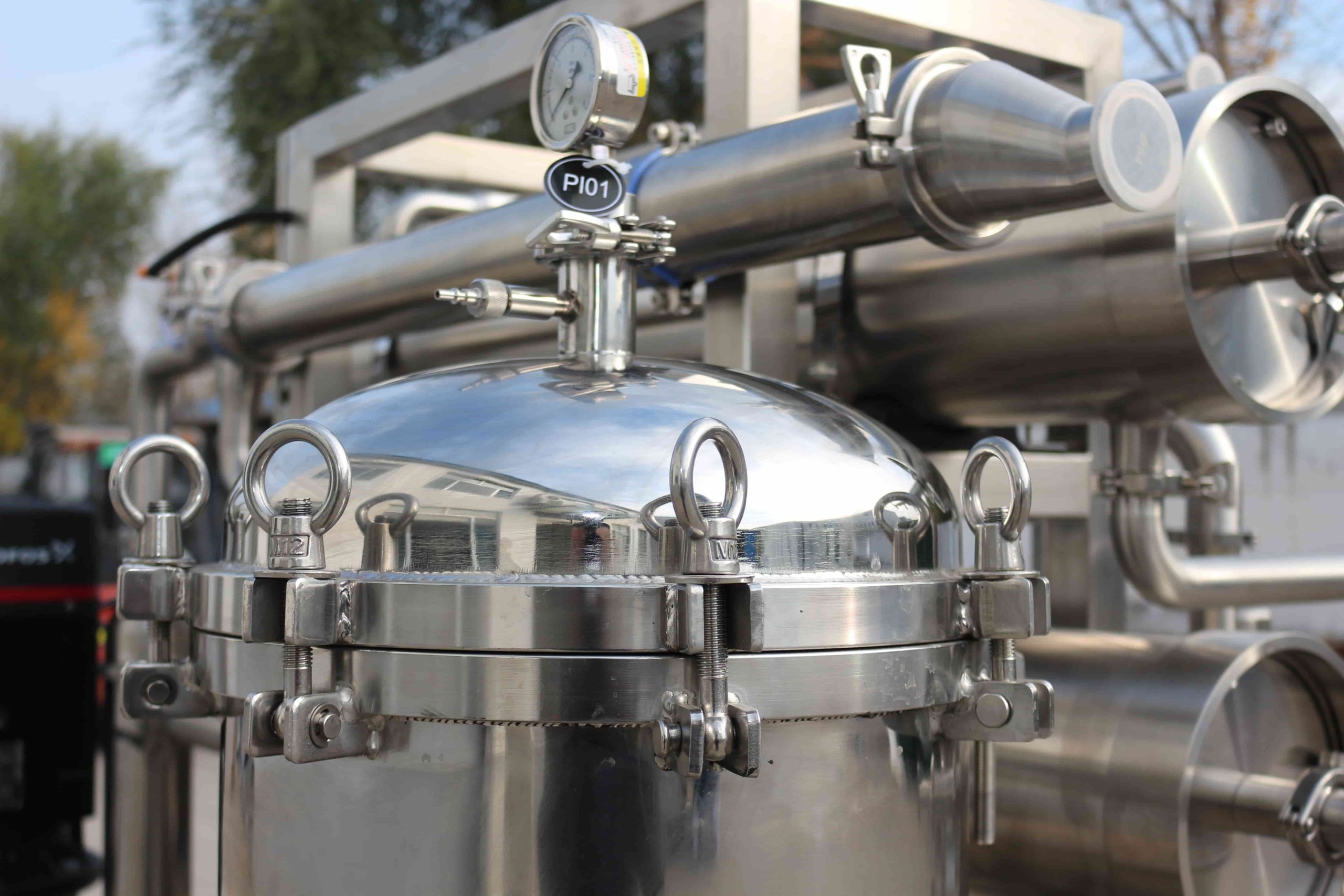 membrane filtration unit brewery