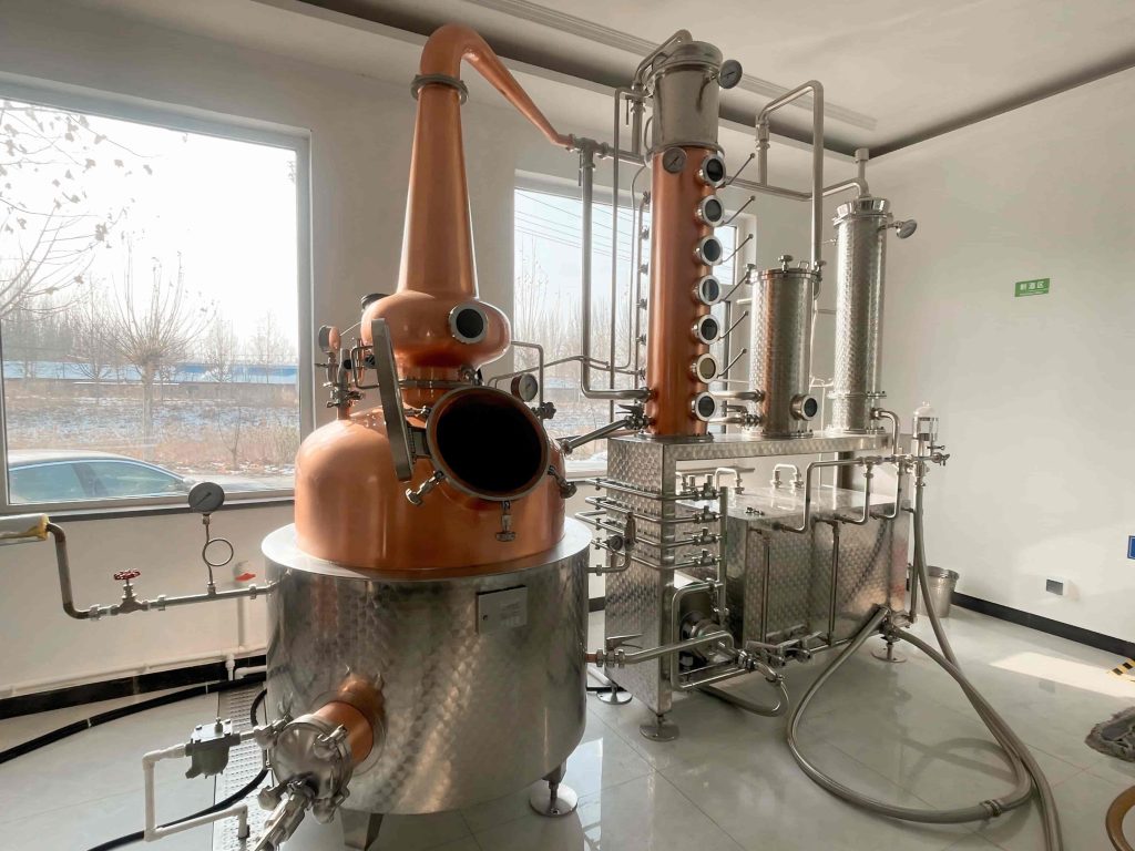 alcohol distillery equipment
