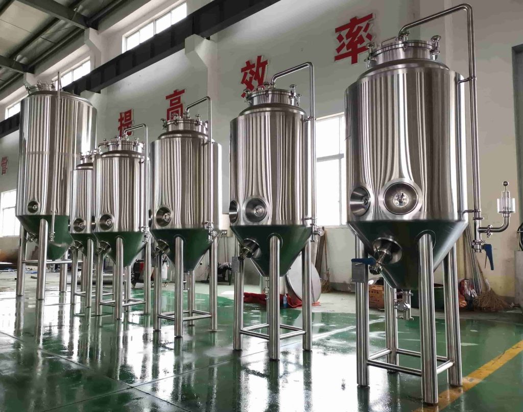 beer yeast tanks