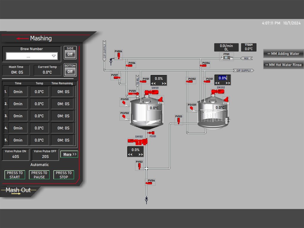 2025 Mash Mixer for Breweries|High Extraction Efficiency Mashing
