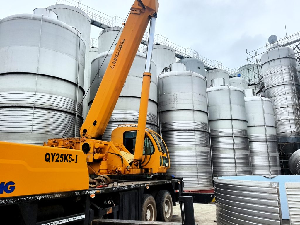 ske brewery Equipment Construction Site