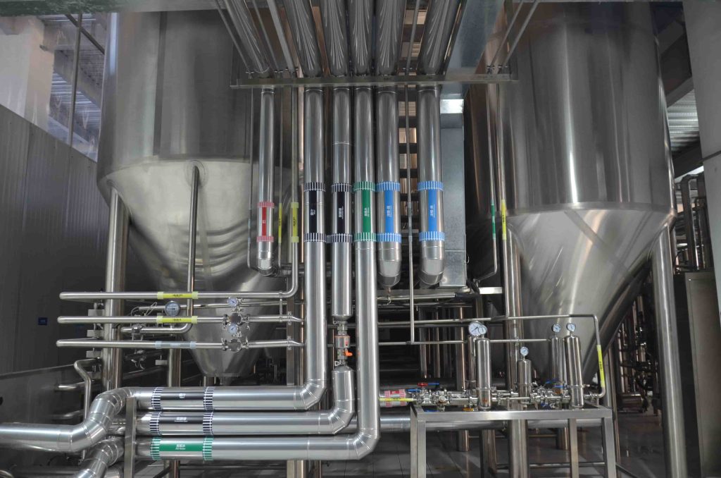 ske brewery equipment pipeline