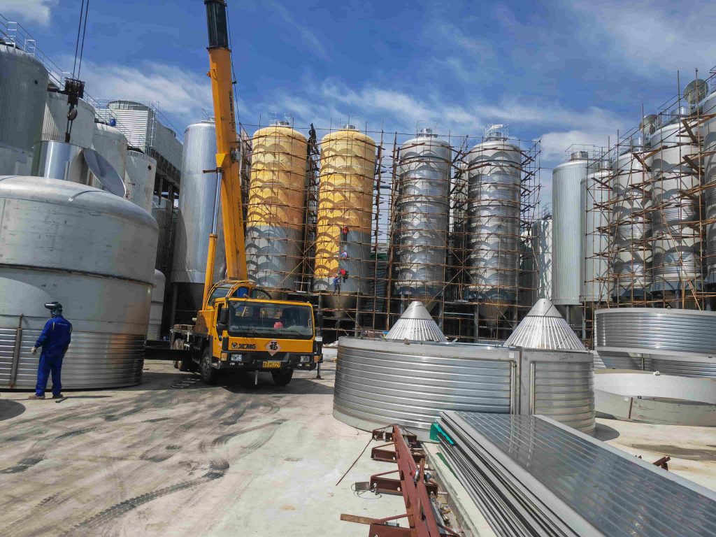 ske brewery Equipment Construction Site