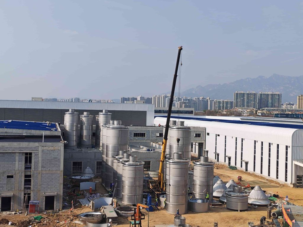 ske brewery Equipment Construction Site