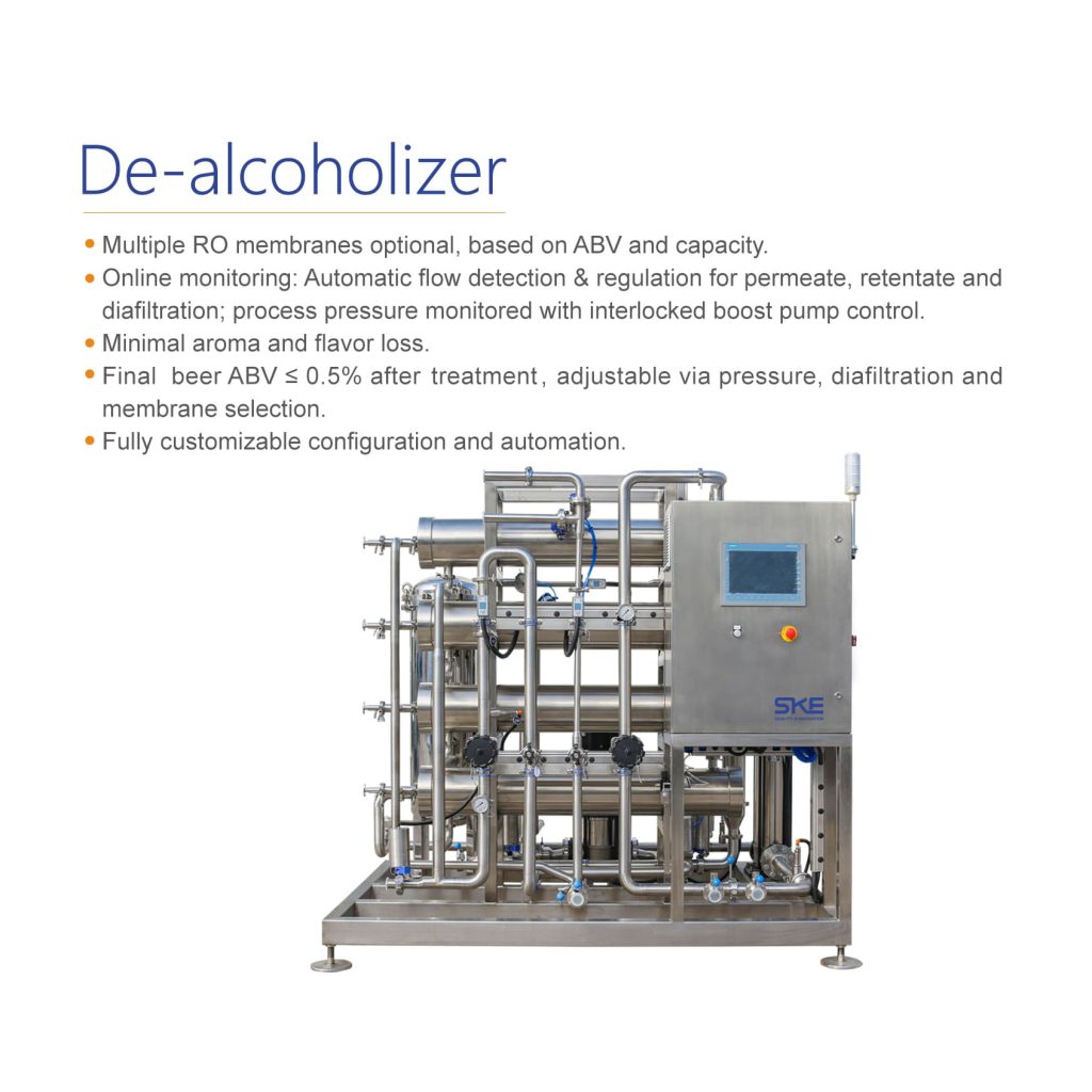 SKE De-Alcoholization