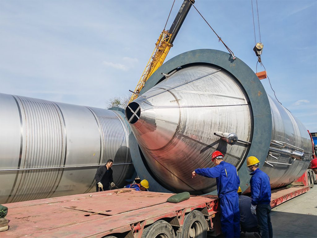 Transportation of fermentation tanks